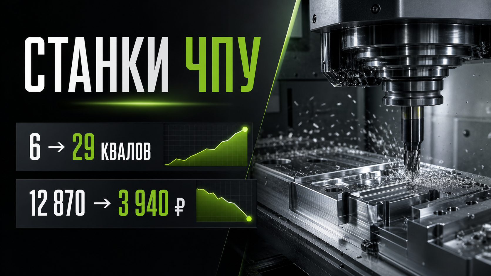 Баннер с результатами кейса